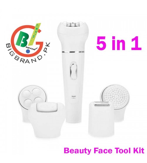 5in1 Wet and Dry Epilator Shaver Face Tool Kit